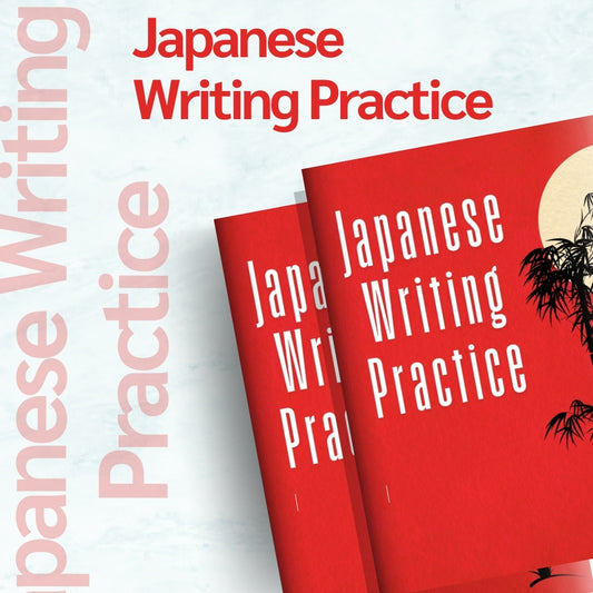Japanese Writing Paper Printable Set - Practice Kanji