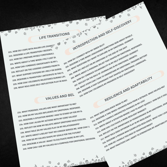 Emotional Intelligence Prompts – Guided Journal for Reflection & Inspiration